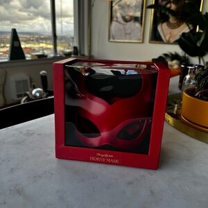 Red Horny Mask Honey Birdette New Never Worn
